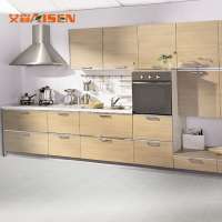 Diseno de cocina puertas de pvc top china furniture Kitchen Cabinet