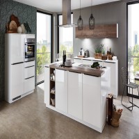 Modern design commercial cheap price mdf kitchen sets assembly kitchen cabinet with island set